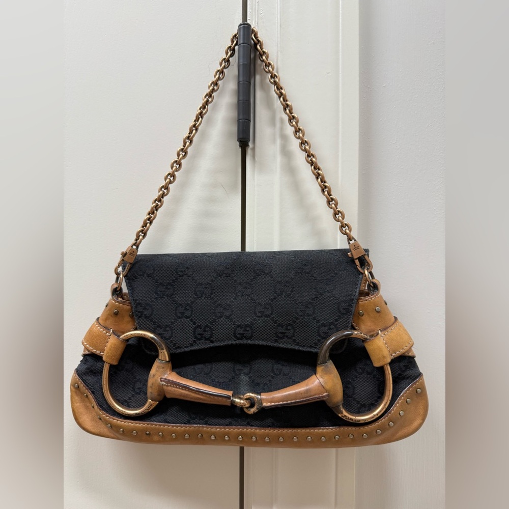 Gucci Horsebit Chain Clutch